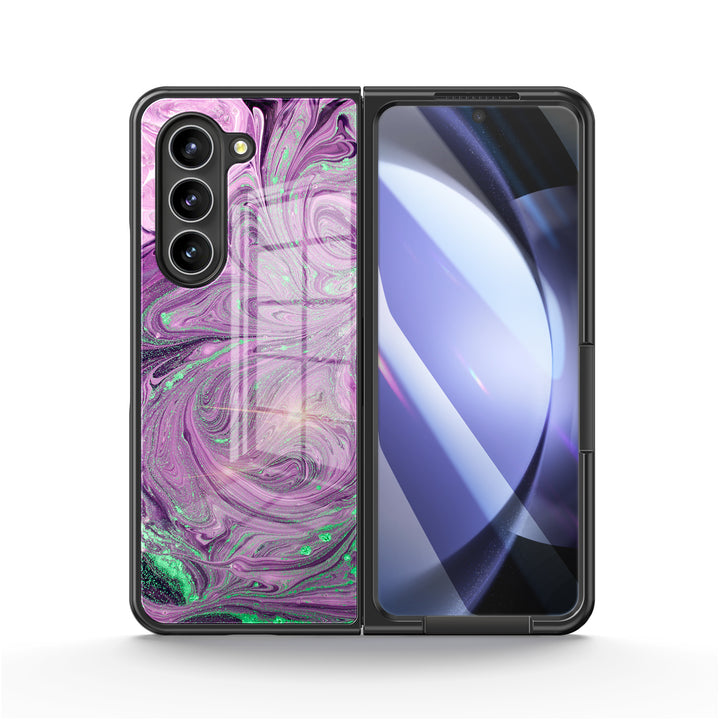 " Violet " | Samsung Tempered Glass Case