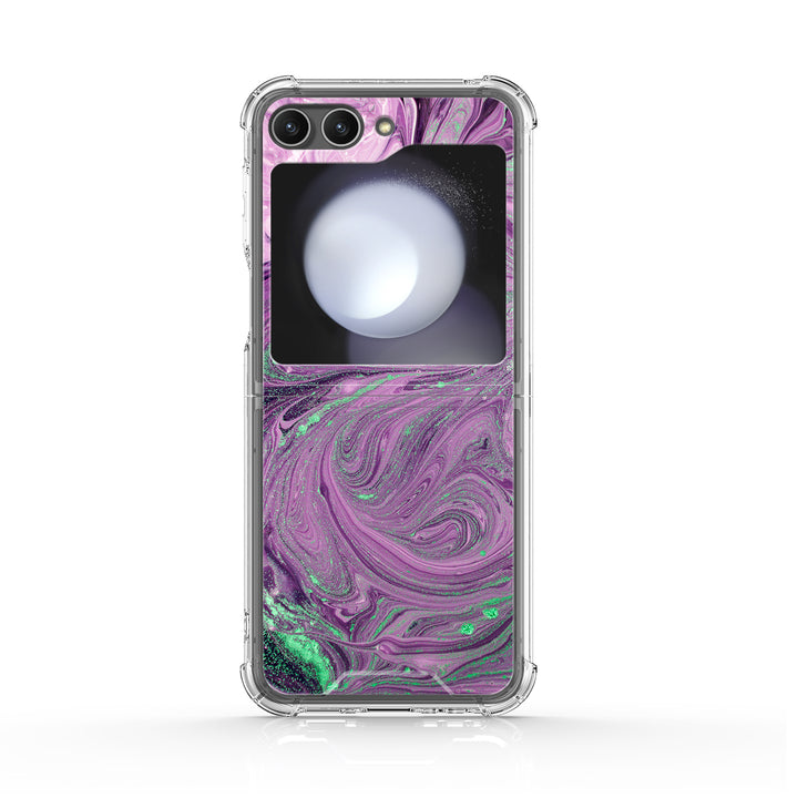 " Violet " | Samsung Electroplated Glass Case