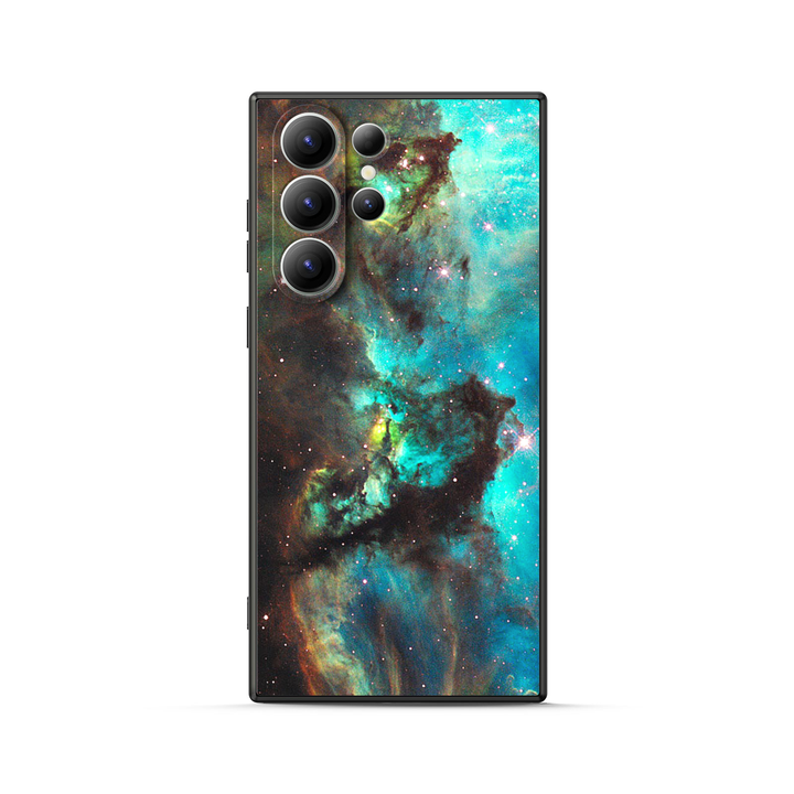 Samsung Galaxy Series | " Milky Way-Star Pupil " Tempered Glass Phone Case