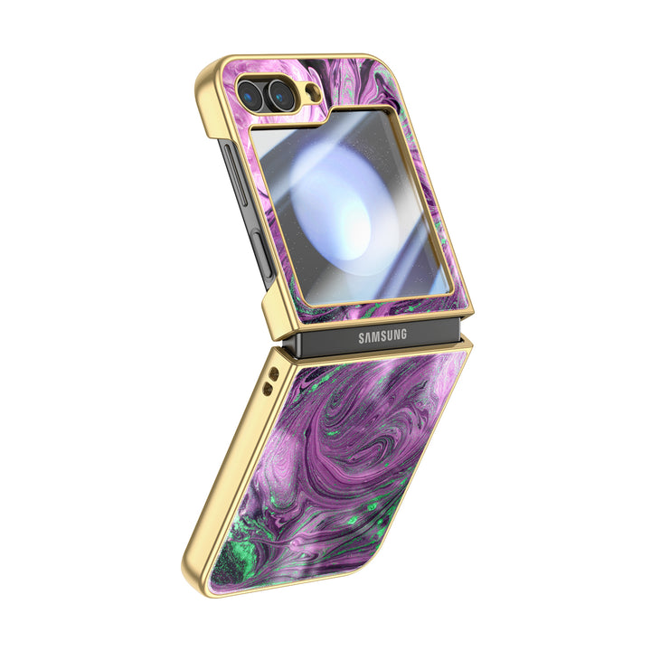 " Violet " | Samsung Electroplated Glass Case