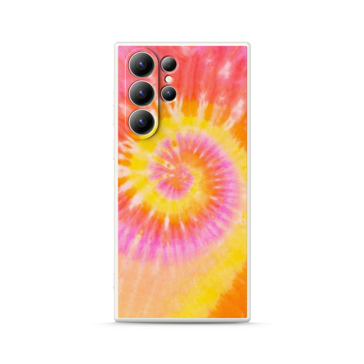 Samsung Tie Dye Series | " Jelly Orange " Liquid Silicone Phone Case