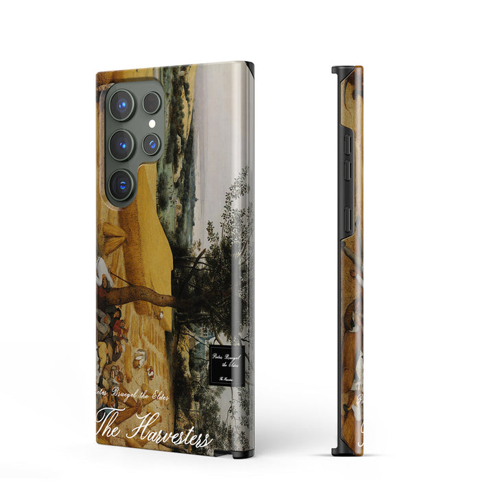 Samsung Oil Painting Series |  " The Harvesters " Tempered Glass Phone Case