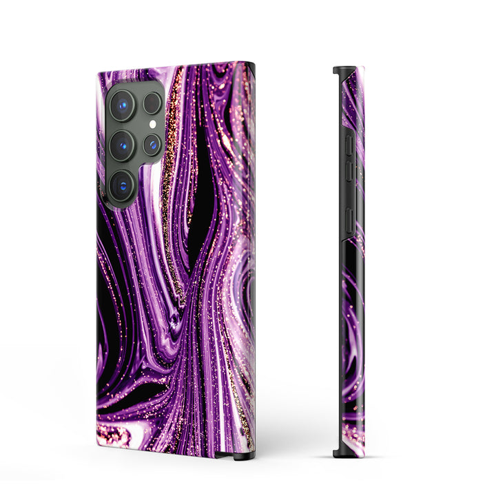 Samsung Gilt Series | " Gilt Dream Purple " Liquid Silicone Phone Case