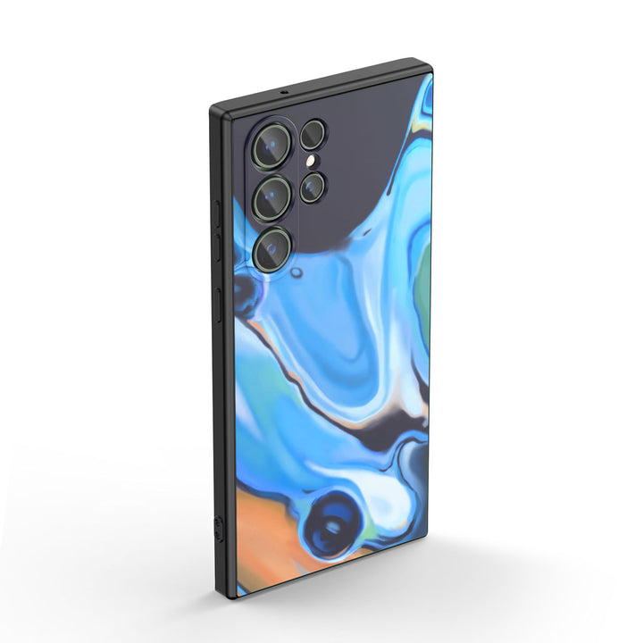 " Blue "  | Samsung Liquid Silicone Case