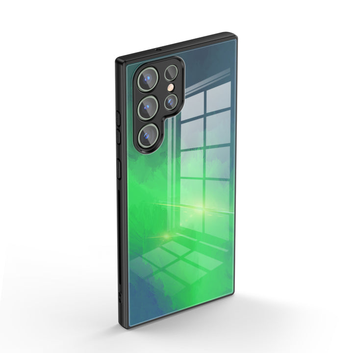 " Elf Green " | Samsung Tempered Glass Case