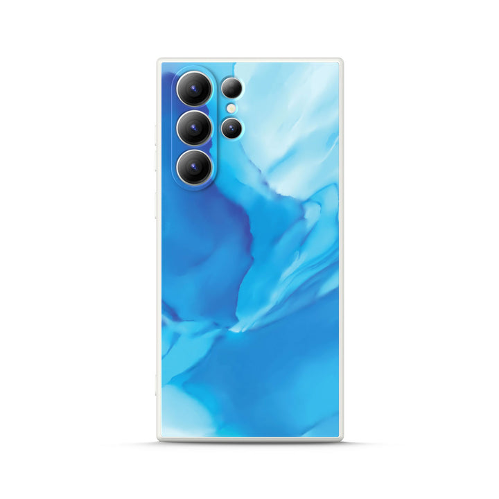 " Foggy Blue " |  Samsung Liquid Silicone Case