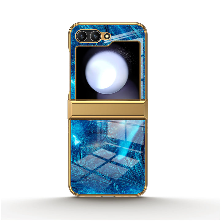 " lce World " | Samsung Electroplated Glass Case