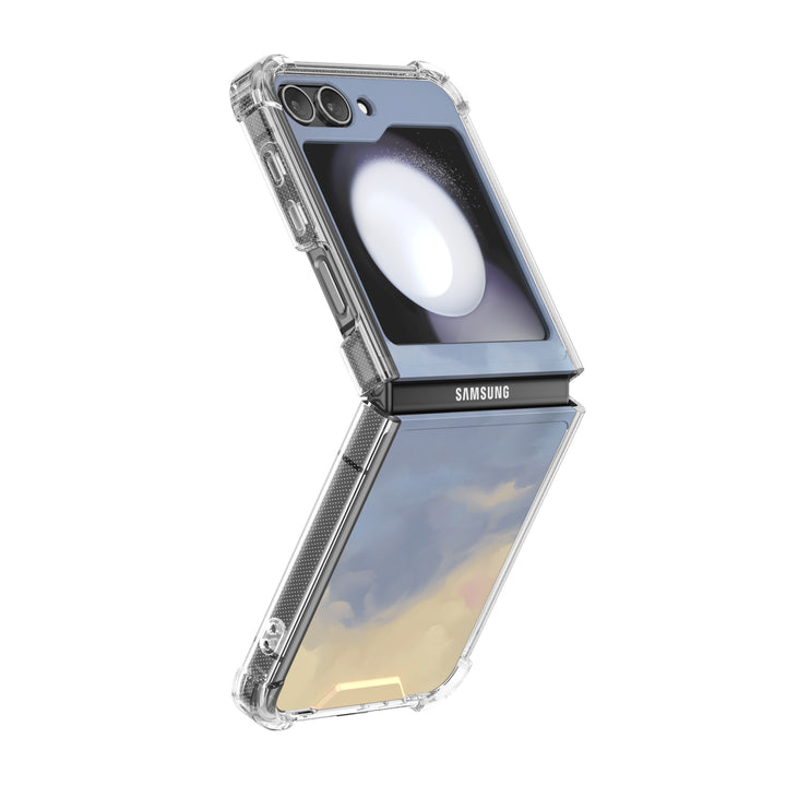 " Sea fog Blue " | Samsung Electroplated Glass Case