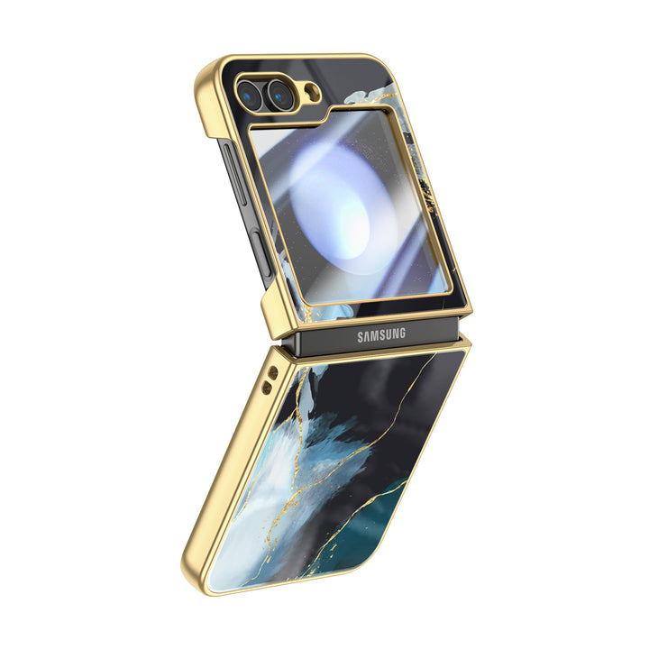 " Blue Shade " | Samsung Electroplated Glass Case