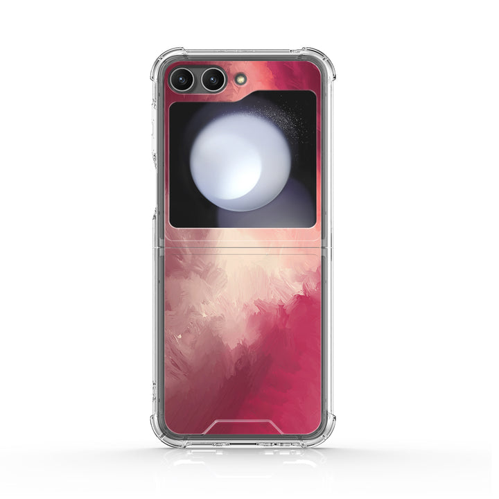 " Berry Red " | Samsung Electroplated Glass Case