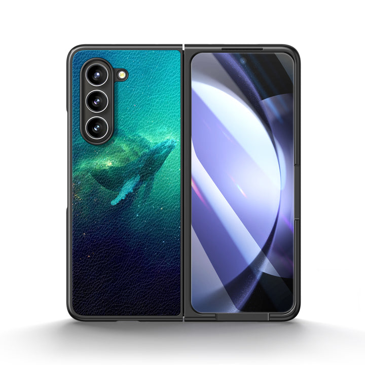 " Ethereal - Deep Whale " | Samsung Tempered Glass Case