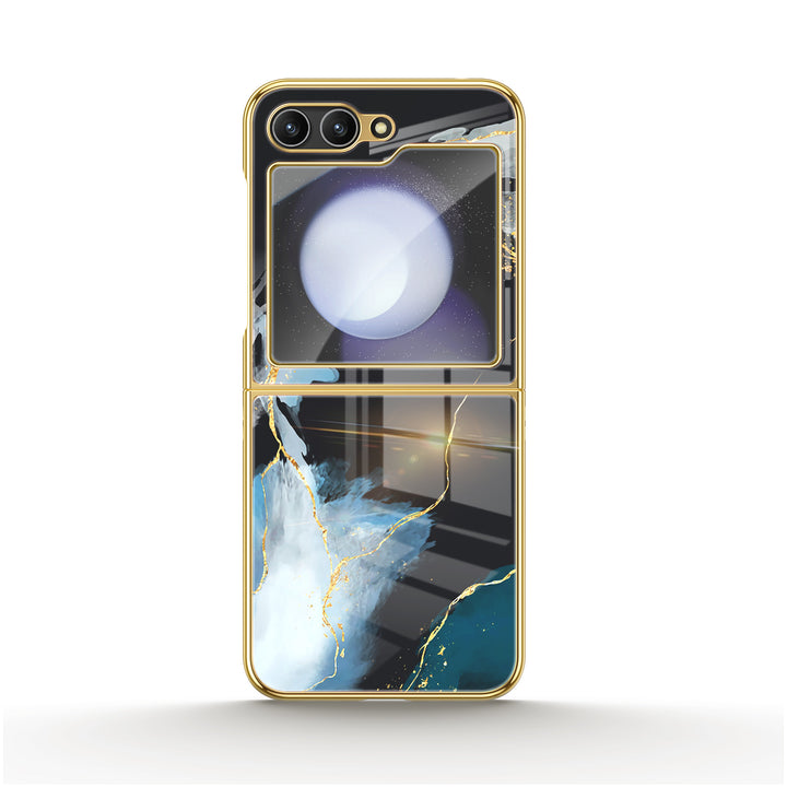 " Blue Shade " | Samsung Electroplated Glass Case