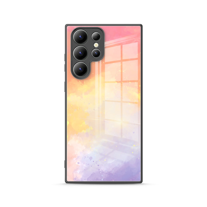 Samsung Watercolor  Series | " Starry Sky " Tempered Glass Phone Case