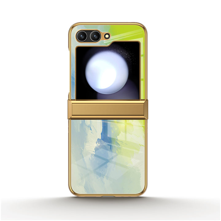 " Grossland Green " | Samsung Electroplated Glass Case