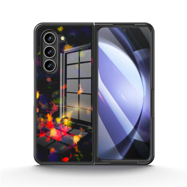 " Moonlight Flower " | Samsung Tempered Glass Case