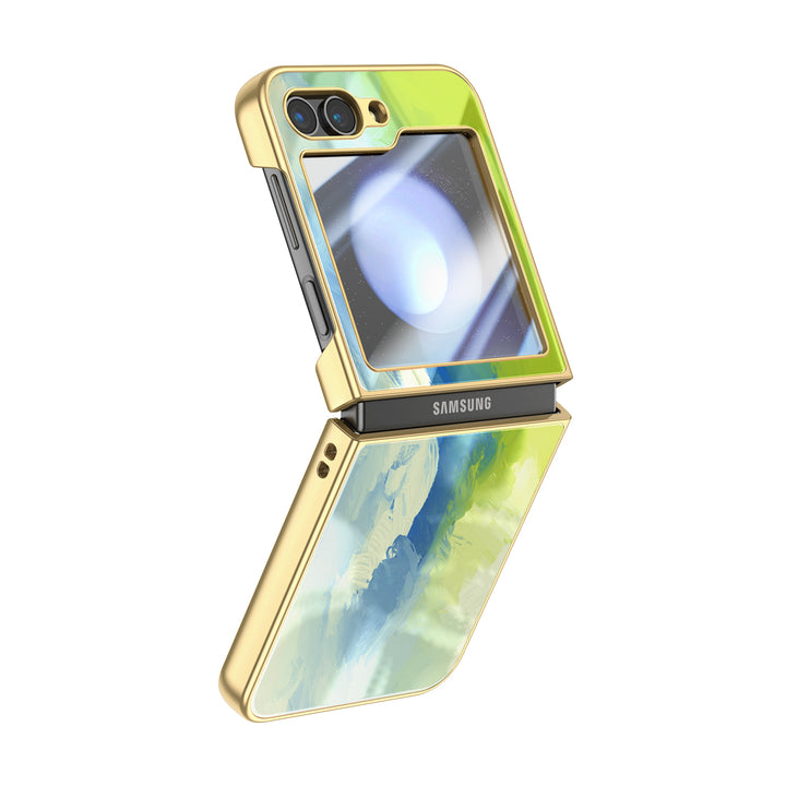 " Grossland Green " | Samsung Electroplated Glass Case