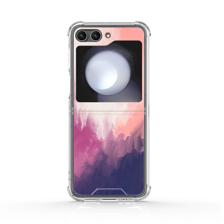 " Berry Color " | Samsung Electroplated Glass Case