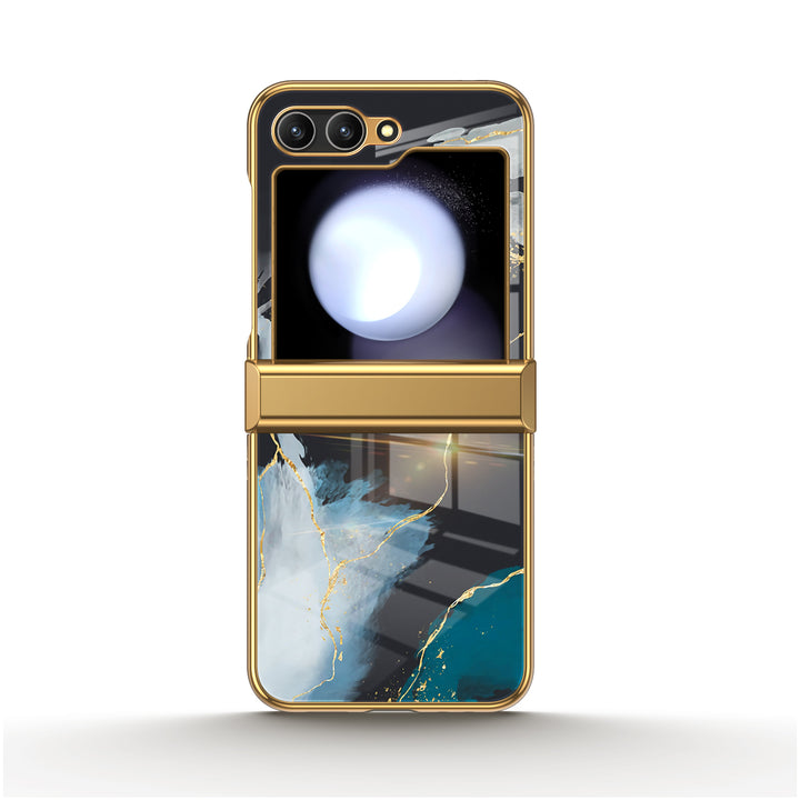 " Blue Shade " | Samsung Electroplated Glass Case