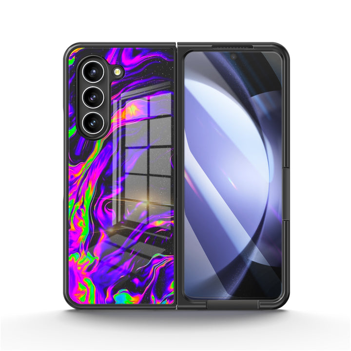 " Ghost Fire " | Samsung Tempered Glass Case