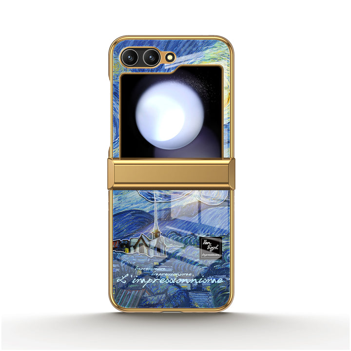 " The Starry Night " | Samsung Electroplated Glass Case