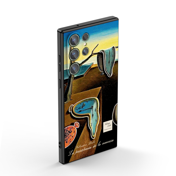 Samsung Oil Painting Series |  " The Persistence of Memory " Tempered Glass Phone Case