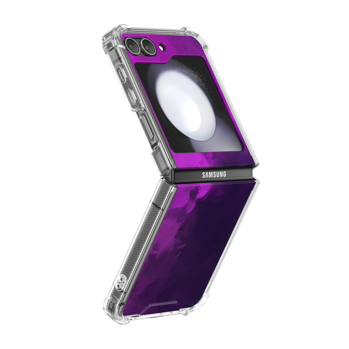 " Dark Purple " | Samsung Electroplated Glass Case