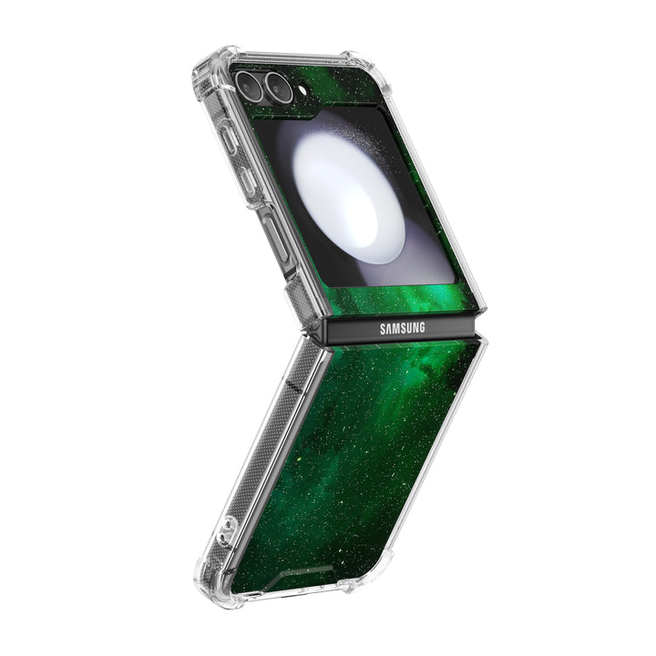 " Green Night " | Samsung Electroplated Glass Case