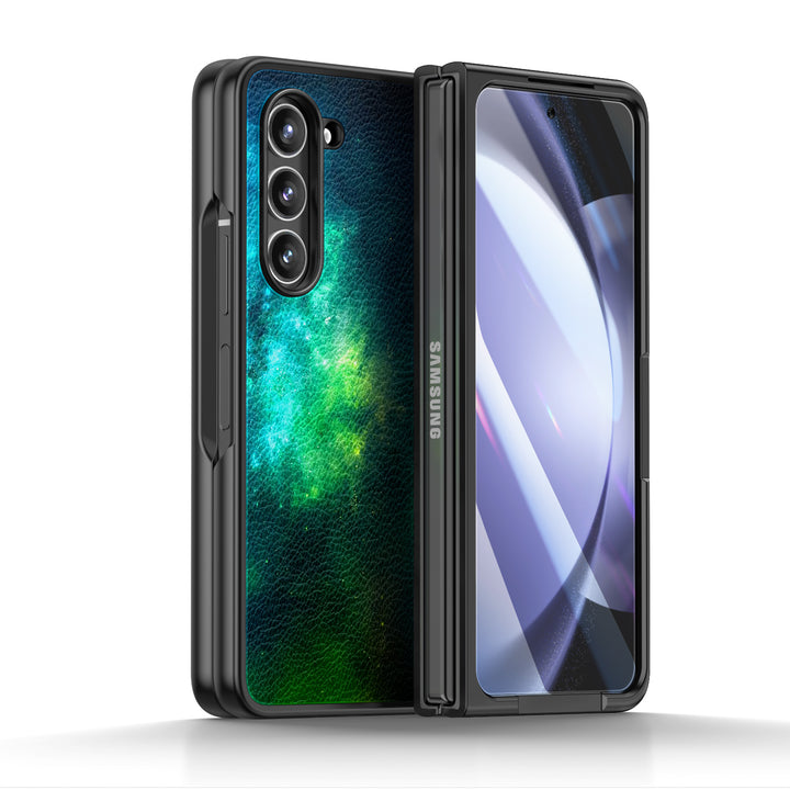 " Milky Way-Green Space " | Samsung Tempered Glass Case