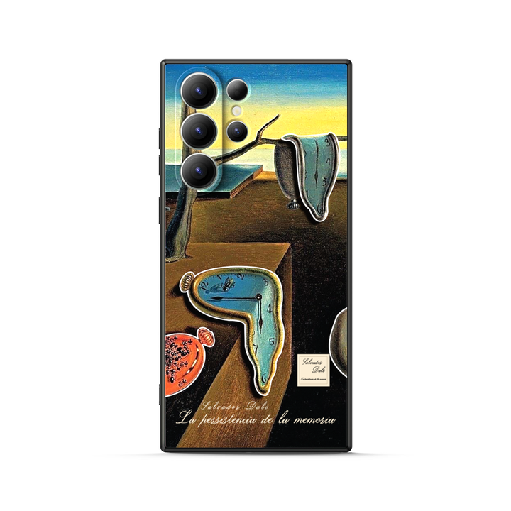 Samsung Oil Painting Series |  " The Persistence of Memory " Tempered Glass Phone Case