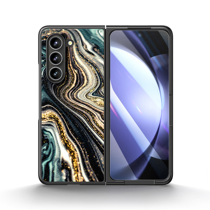 " Black Starry Night " | Samsung Tempered Glass Case