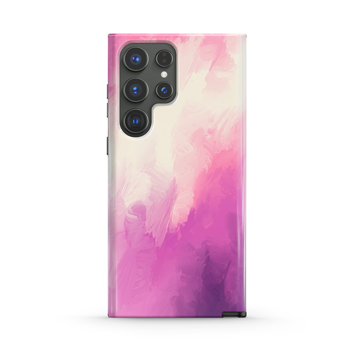 " Cherry Cream " | Samsung Tempered Glass Case