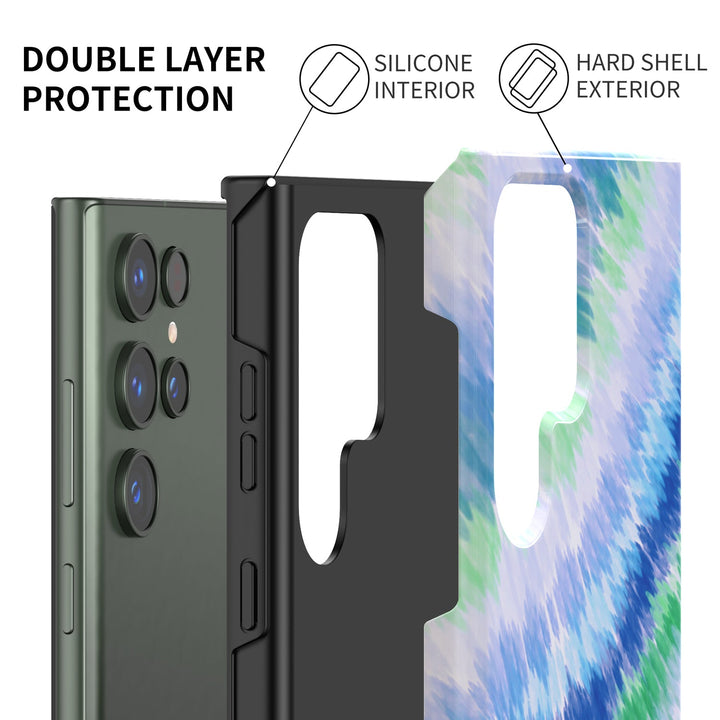 Samsung Tie Dye Series | " Camouflage " Liquid Silicone Phone Case