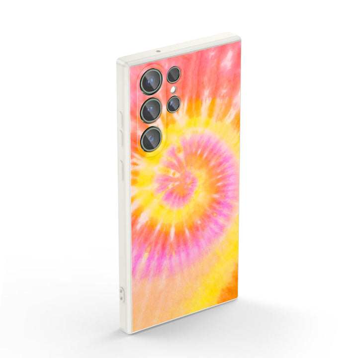 Samsung Tie Dye Series | " Jelly Orange " Liquid Silicone Phone Case