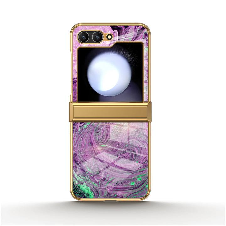 " Violet " | Samsung Electroplated Glass Case