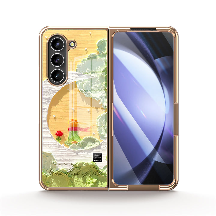 " The Little Prince-Milky Moon " | Samsung Tempered Glass Case