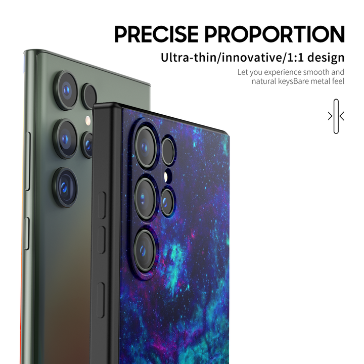 Samsung Galaxy Series | " lnterstellar-Metaverse " Tempered Glass Phone Case