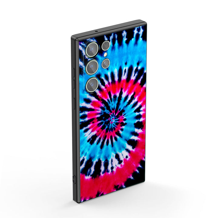 Samsung Tie Dye Series | " Wild " Tempered Glass Phone Case