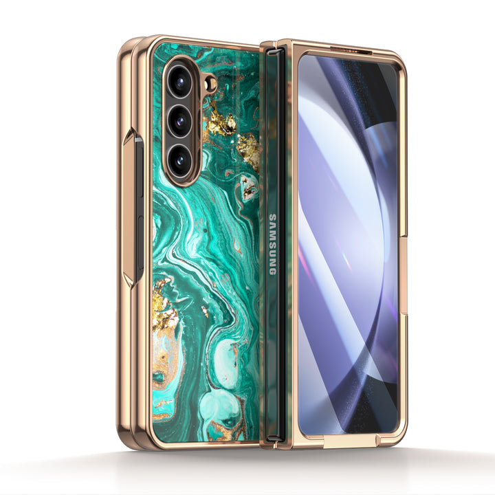 " Gilded Fountain " | Samsung Tempered Glass Case