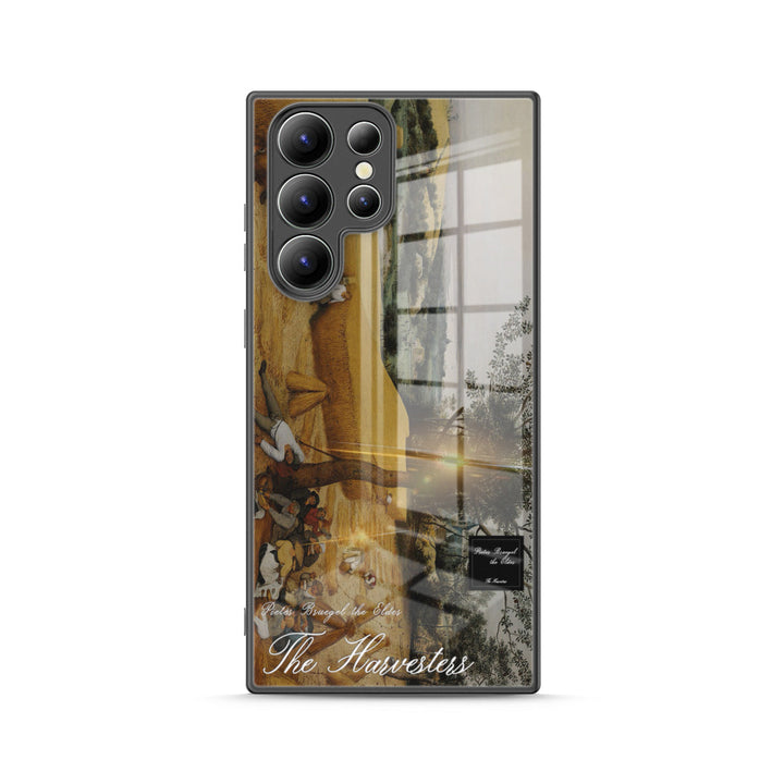 Samsung Oil Painting Series |  " The Harvesters " Tempered Glass Phone Case