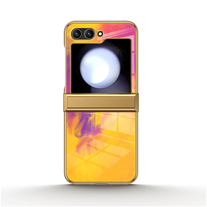 " Purple Gold " | Samsung Electroplated Glass Case