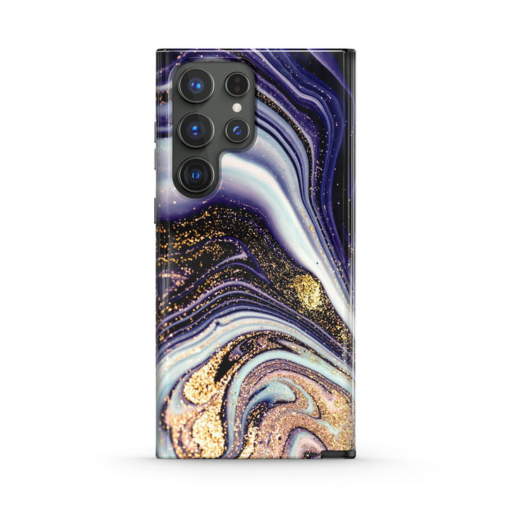 Samsung Gilt Series | " Gilt Agate " Liquid Silicone Phone Case