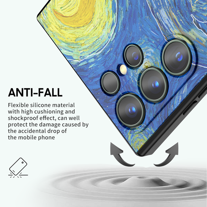 Samsung Oil Painting Series |  " The Scream " Liquid Silicone Phone Case
