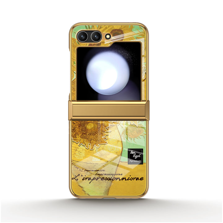 " Sunflower " | Samsung Electroplated Glass Case