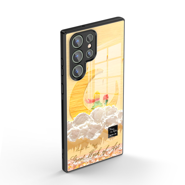 Samsung Oil Painting Series |  " The Little Prince-Mango Moon " Liquid Silicone Phone Case