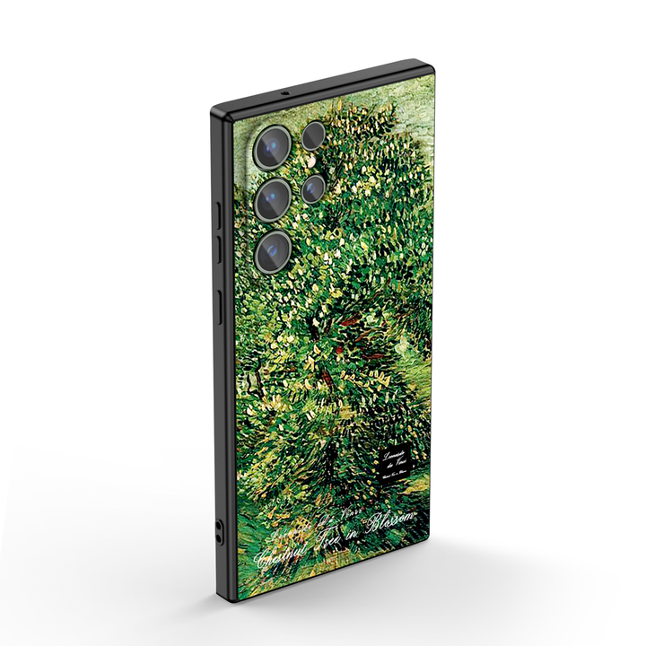 Samsung Oil Painting Series |  " Chestnut Tree ln Blossom " Liquid Silicone Phone Case