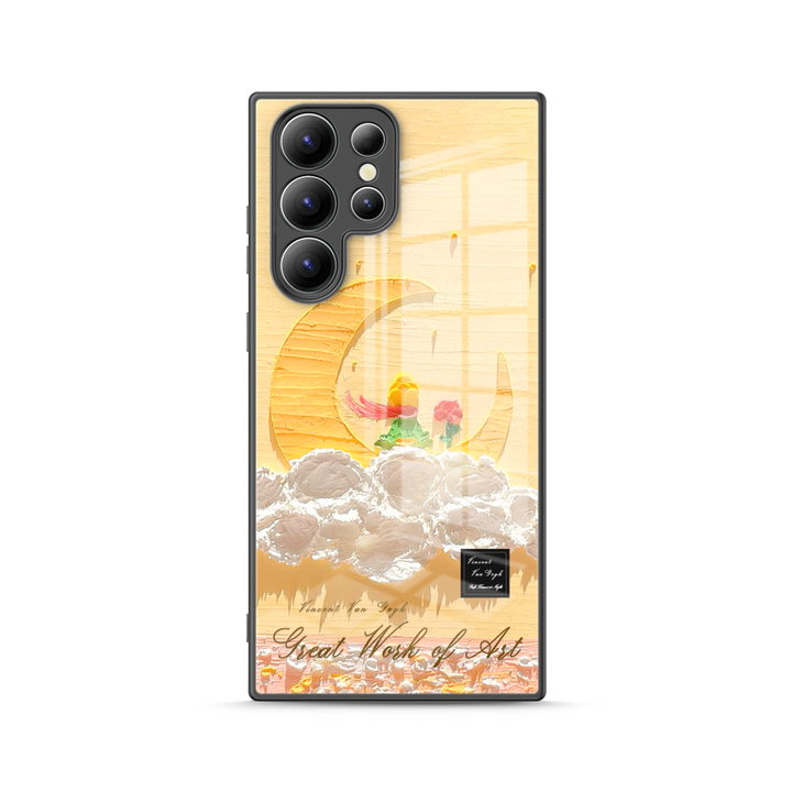 Samsung Oil Painting Series |  " The Little Prince-Mango Moon " Liquid Silicone Phone Case