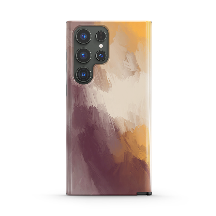 Samsung Watercolor  Series | " Late Autumn " Tempered Glass Phone Case