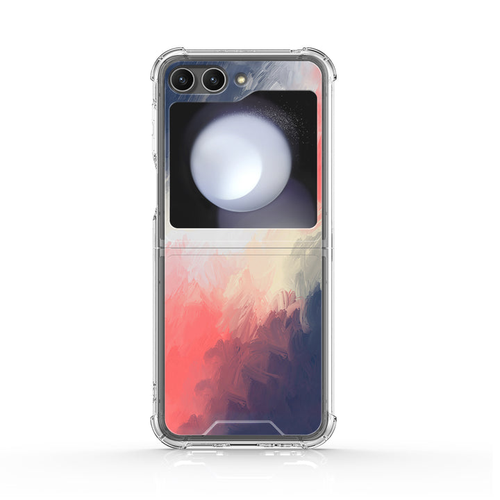 " Blue Red " | Samsung Electroplated Glass Case