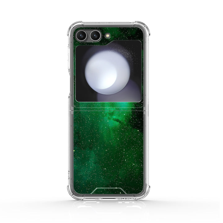 " Green Night " | Samsung Electroplated Glass Case