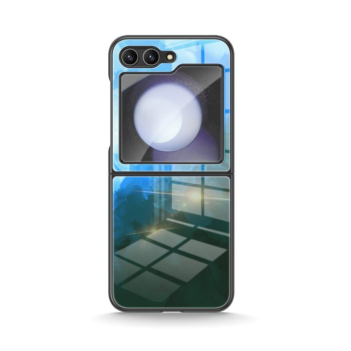 " Blue Black " | Samsung Electroplated Glass Case